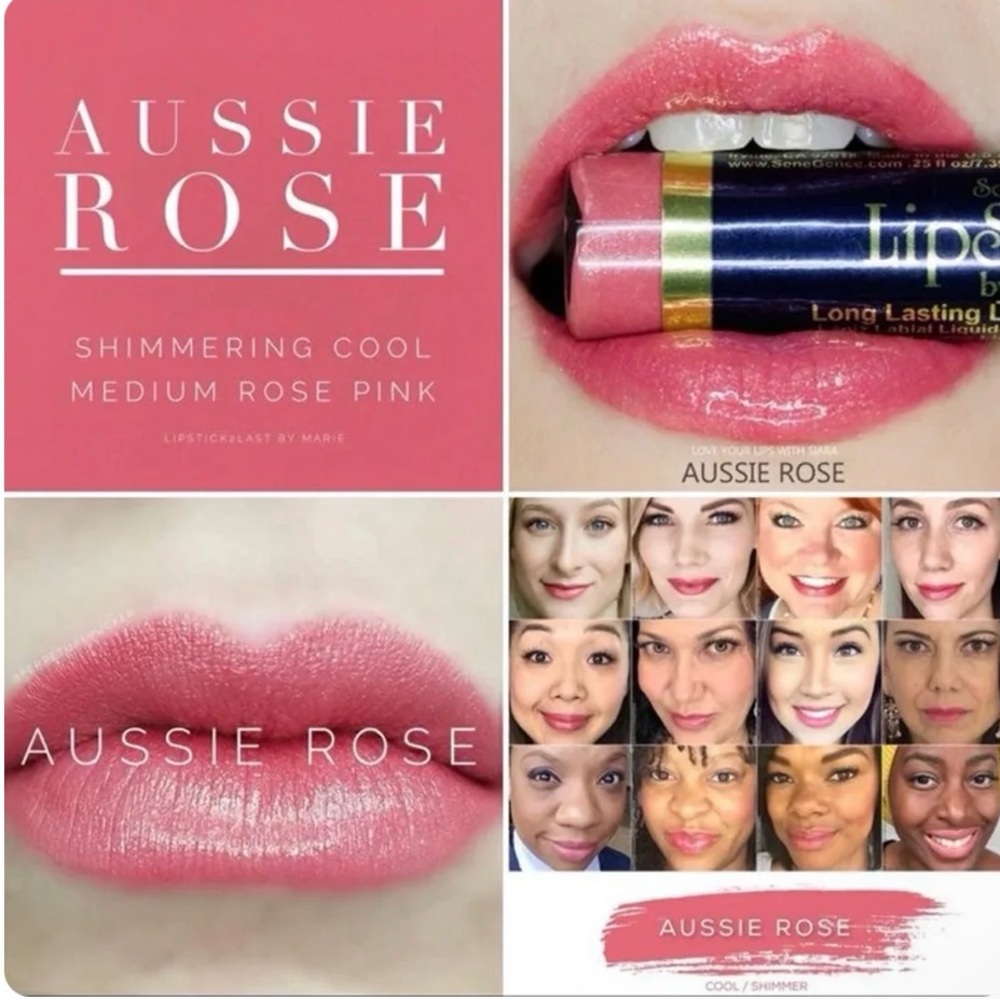 LIPSENSE LOT! Berry Lip Liner, Aussie Rose Liquid Lipstick, Grape Lip Gloss, NEW - Picture 5 of 11